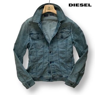 DIESEL　スウェット✕デニム　ライダースジャケット