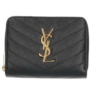 良品✨イヴサンローラン ショルダーバッグ YSL キャビアスキン ブラウン