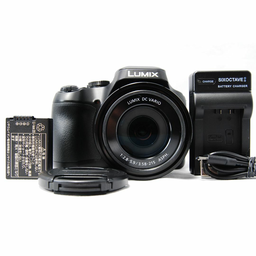 Panasonic(パナソニック)のPanasonic LUMIX DC-FZ85 光学60倍ズーム 4K撮影 スマホ/家電/カメラのカメラ(コンパクトデジタルカメラ)の商品写真
