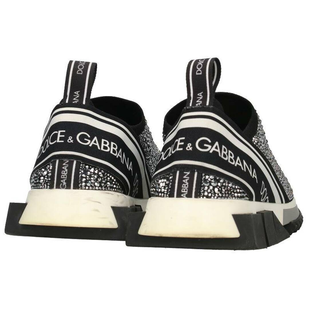 DOLCE&GABBANA Sorrento スニーカー ラインストーン 黒-