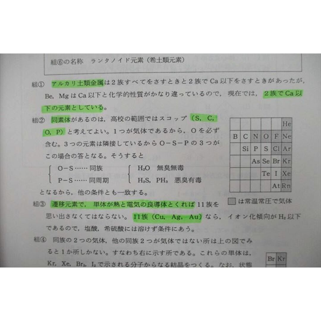 UZ25-048 駿台 大阪大学 阪大化学 入試対策問題集/解答・解説集 テキスト 2012 通年 計2冊 20S0D