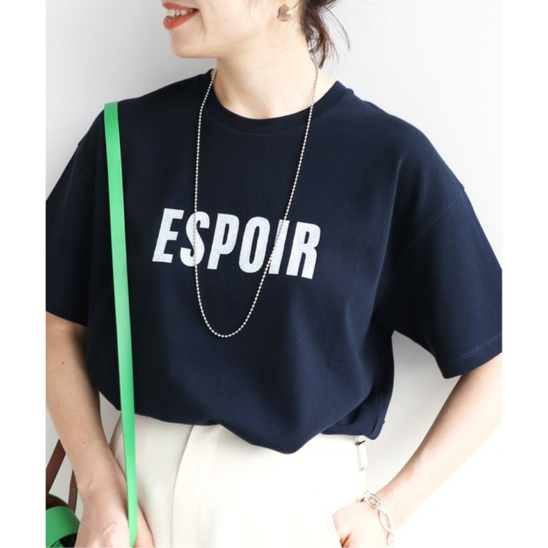 イエナ　IENA  ESPOIR  Tシャツ  カットソー  ネイビー