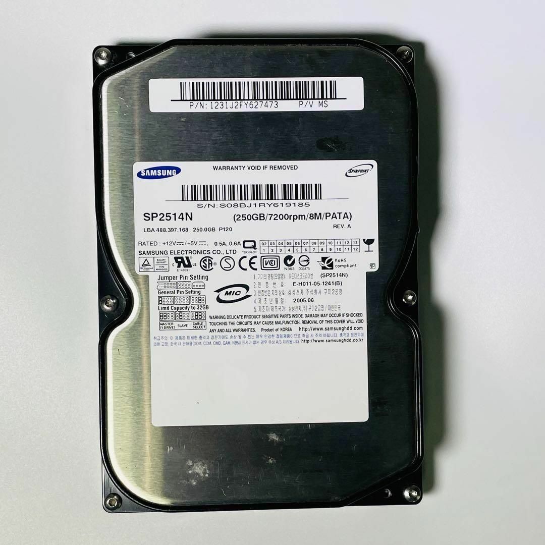 ジャンクHDD 4台 SATA1台、IDE3台 まとめ売り