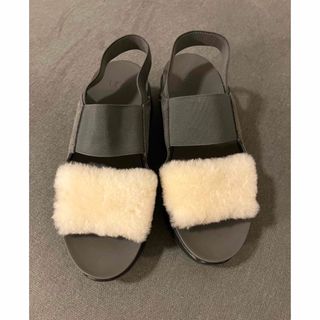 アグ(UGG)のUGGファーサンダル　パンツセット(サンダル)