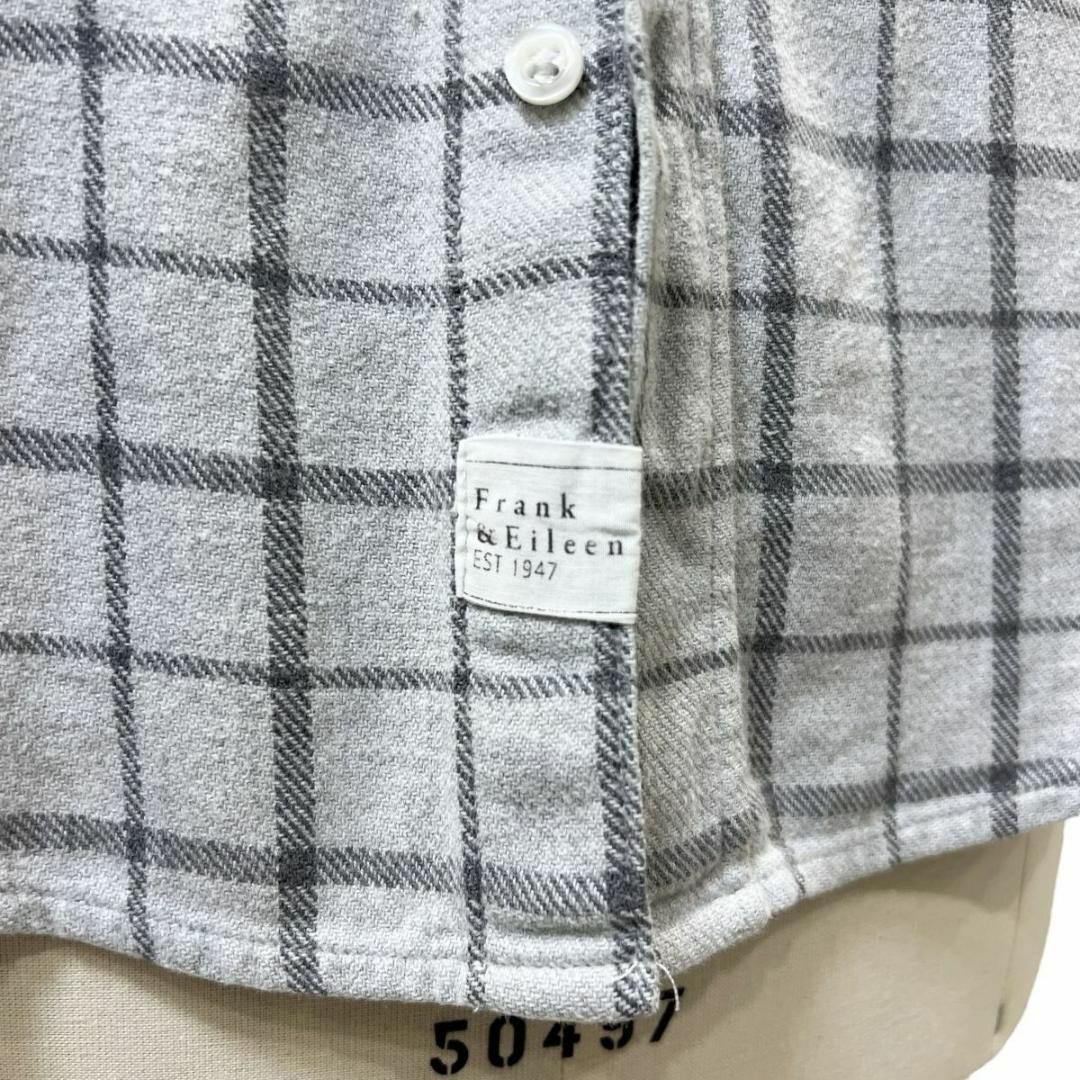 USA製 Frank&Eileen PAUL 長袖 シャツ メンズ S グレー