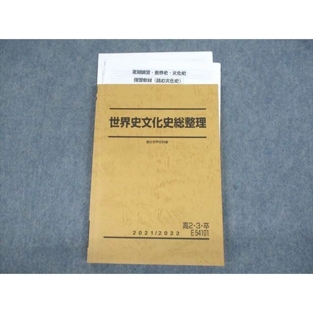 UZ10-125 駿台 世界史文化史総整理 テキスト 2021 佐藤哲 14m0D