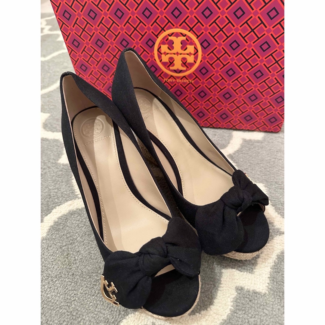 未使用TORY BURCH ウェッジソールサンダル