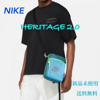 ナイキ(NIKE)のNIKE ナイキ ヘリテージ2.0 ショルダーバッグ ブルー 新品 タグ付き(ショルダーバッグ)