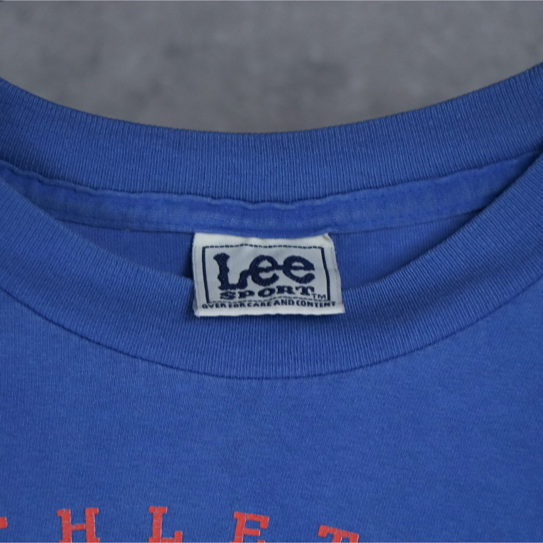 Lee(リー)の✳︎良品✳︎送料込【Lee】ブルー　半袖　Tシャツ　プリント メンズのトップス(Tシャツ/カットソー(半袖/袖なし))の商品写真