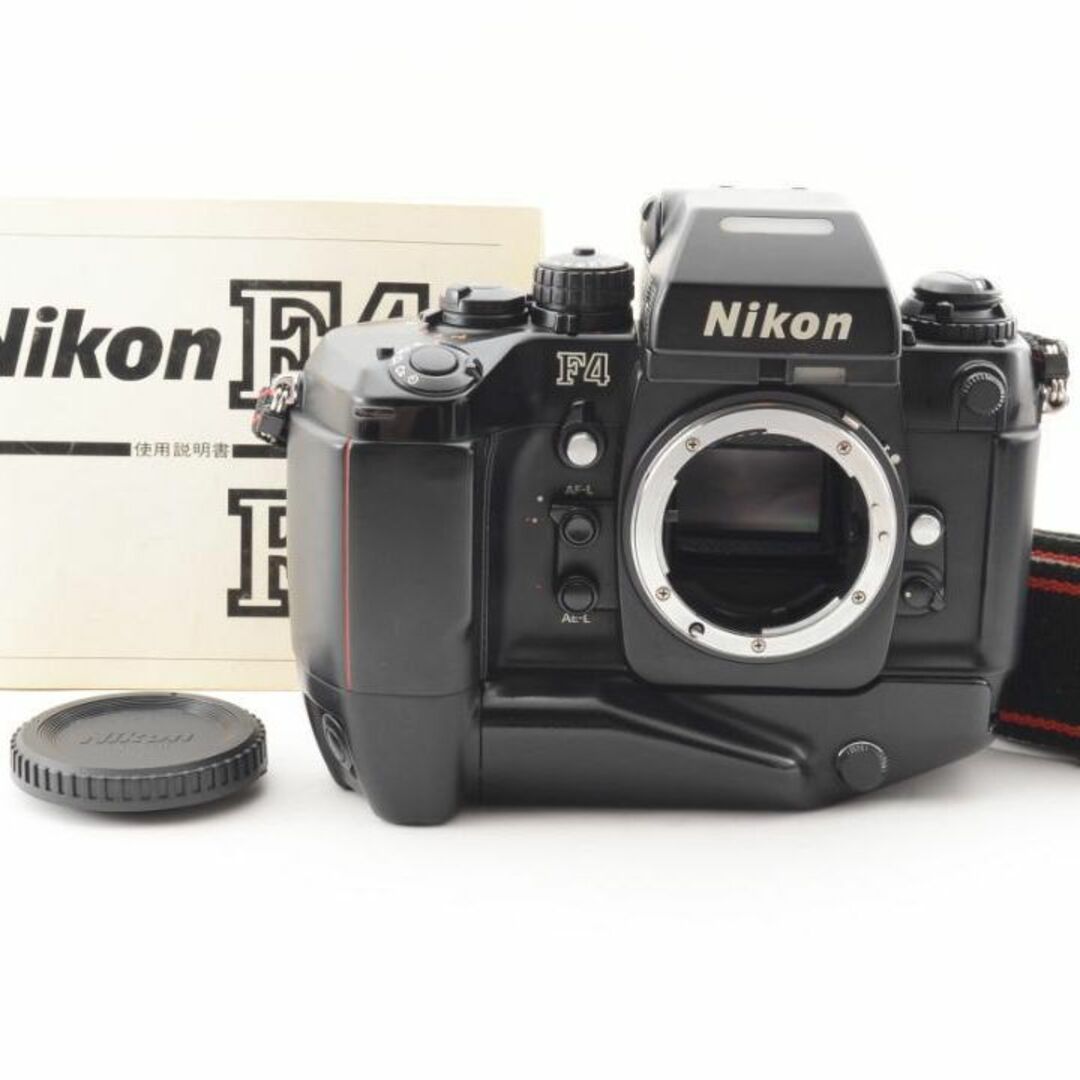 超美品 NIKON F4S　MB-21　プロスト付　説明書付　フィルム Y943