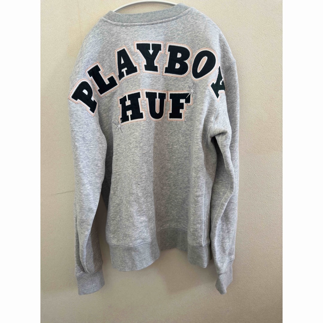 HUF×PLAYBOY ハフ×プレイボーイ　ロゴ　スウェット