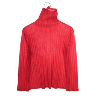 プリーツプリーズイッセイミヤケ(PLEATS PLEASE ISSEY MIYAKE)のプリーツプリーズ  PP73-FK344 タートルネックプリーツ長袖カットソー レディース 3(カットソー(長袖/七分))