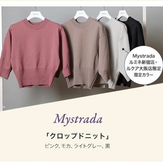 マイストラーダ(Mystrada)の【新品未使用】Mystradaノベルティ クロップドニット(ニット/セーター)