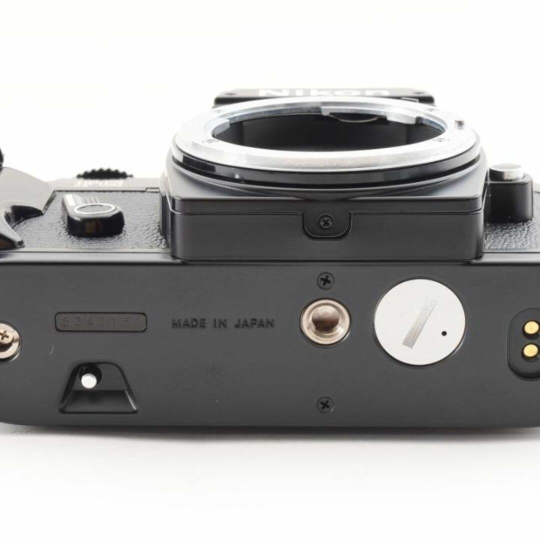 美品 NIKON FG ブラック フィルムカメラ　モルト新品交換済　Y899