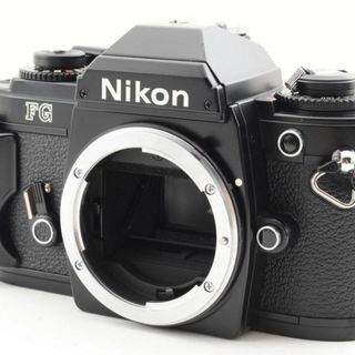 美品 NIKON FG ブラック フィルムカメラ　モルト新品交換済　Y899