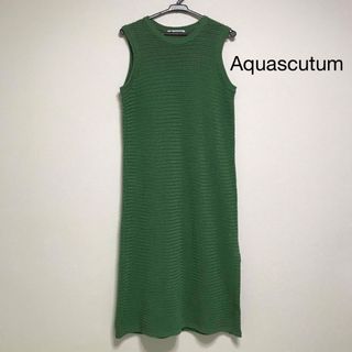 アクアスキュータム(AQUA SCUTUM)のアクアスキュータム ニットワンピース ノースリーブワンピース(ロングワンピース/マキシワンピース)