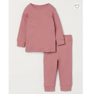 エイチアンドエム(H&M)の未使用♪H&M☆コットンリブアイテムセット(パジャマ)