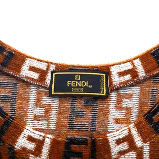 FENDI フェンディ ズッカ ミニワンピース  パイル生地 コットン 正規品