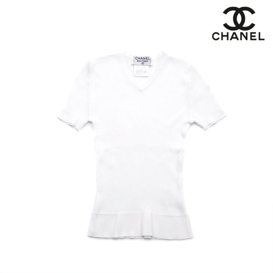 シャネル CHANEL Vネック カットソー