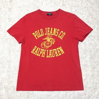 ポロラルフローレン(POLO RALPH LAUREN)のPOLO JEANS ラルフローレン　USMC ロゴ　プリント　Tシャツ(Tシャツ/カットソー(半袖/袖なし))