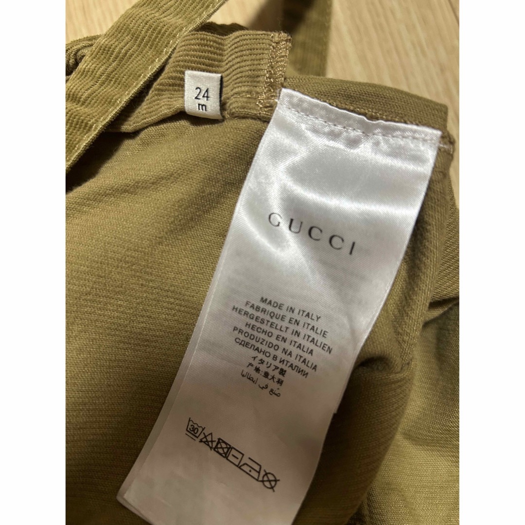 Gucci(グッチ)のグッチ♡サロペット　オーバーオール　GUCCI キッズ/ベビー/マタニティのキッズ服男の子用(90cm~)(パンツ/スパッツ)の商品写真