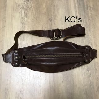 KC,s - KC's ケーシーズ レザー ボディーバッグ バイカーの通販 by