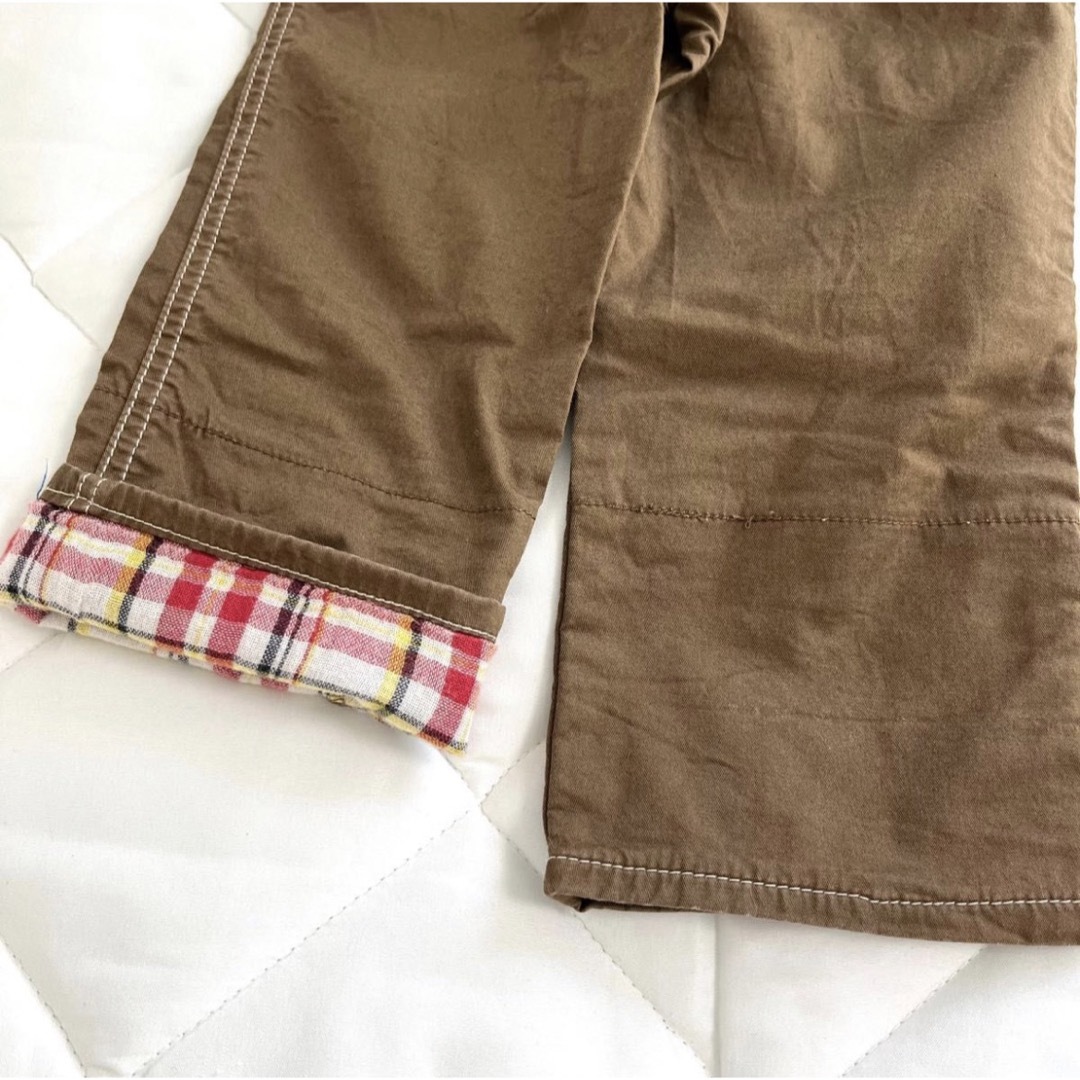 Biquette(ビケット)のBIQUETTE  キムラタン 子供服 茶 パンツ ボトムス ズボン 90cm キッズ/ベビー/マタニティのキッズ服男の子用(90cm~)(パンツ/スパッツ)の商品写真