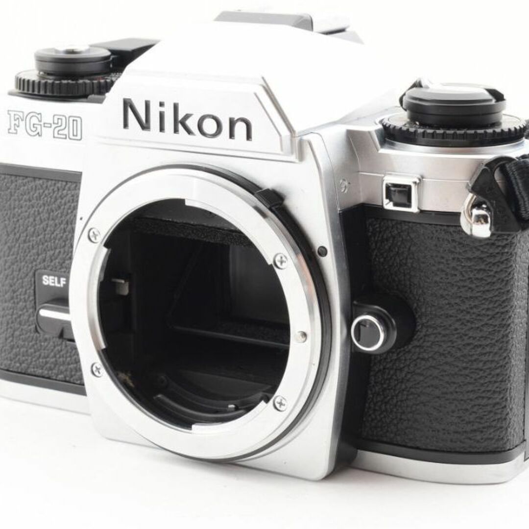 新品級 ニコン FG-20 シルバー 説明書 フィルム モルト新品交換 Y893