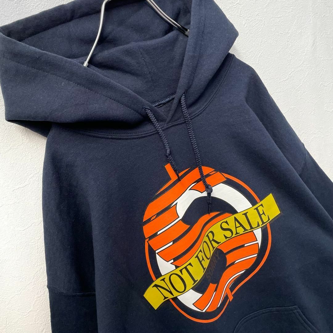 NOT FOR SALE プルオーバー プリント ビッグロゴ 裏起毛 パーカーの