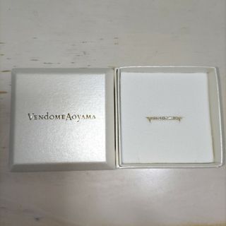 ヴァンドームアオヤマ(Vendome Aoyama)のヴァンドーム青山　ハーフエタニティリング　K18　ダイヤモンド(リング(指輪))