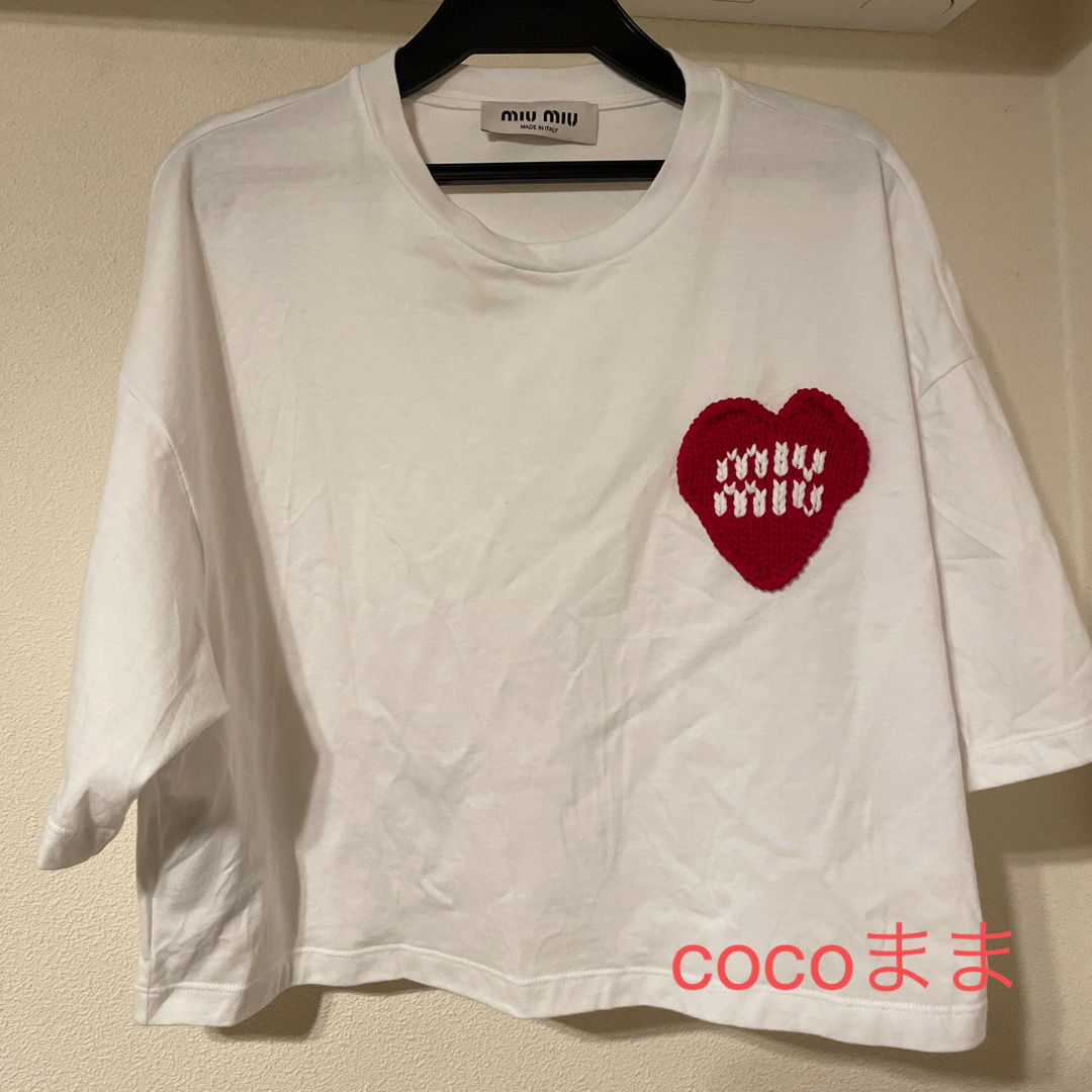 miumiu(ミュウミュウ)のmiumiu Tシャツ レディースのトップス(Tシャツ(半袖/袖なし))の商品写真