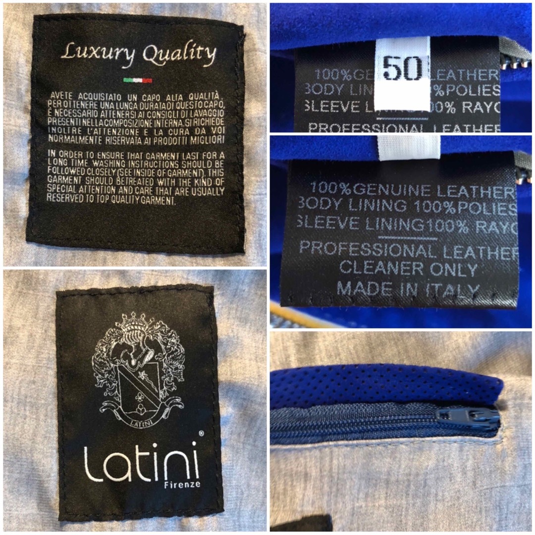 LATINI FINEST LEATHER   ボンバージャケット【訳あり新品】