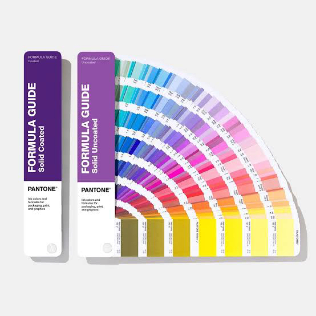 PANTONE PLUS 色見本 パントン フォーミュラガイド2冊組全2161色-