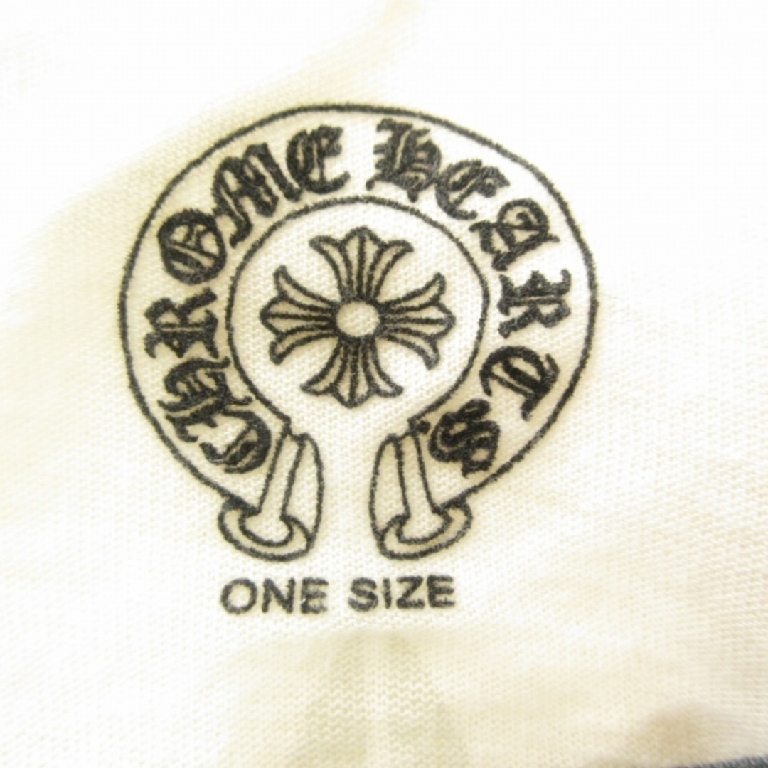 Chrome Hearts(クロムハーツ)のクロムハーツ CHROME HEARTS Ｔシャツ カットソー 五分袖 白  レディースのトップス(Tシャツ(半袖/袖なし))の商品写真