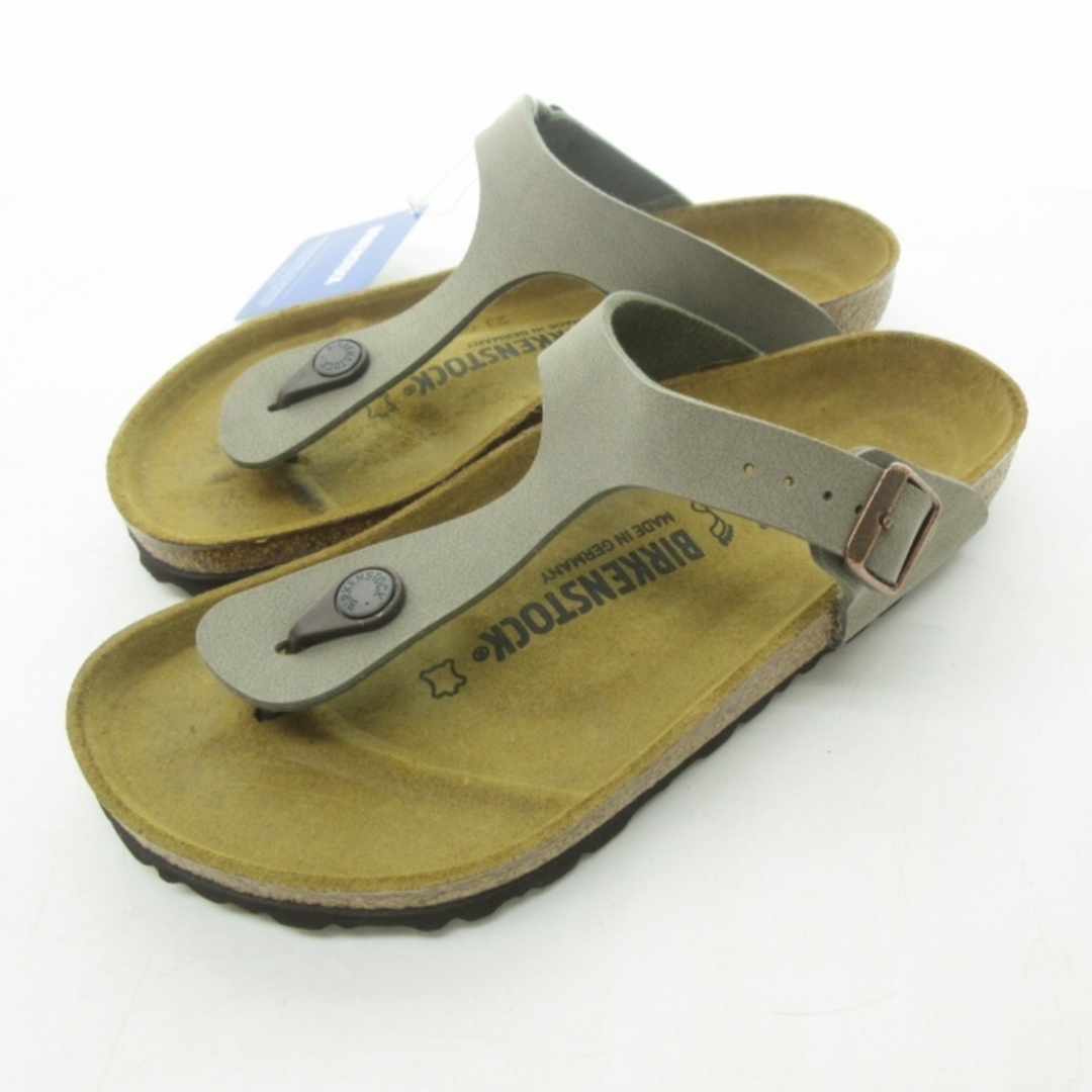 ビルケンシュトック BIRKENSTOCK ギゼ ヌバック サンダル 茶 24㎝