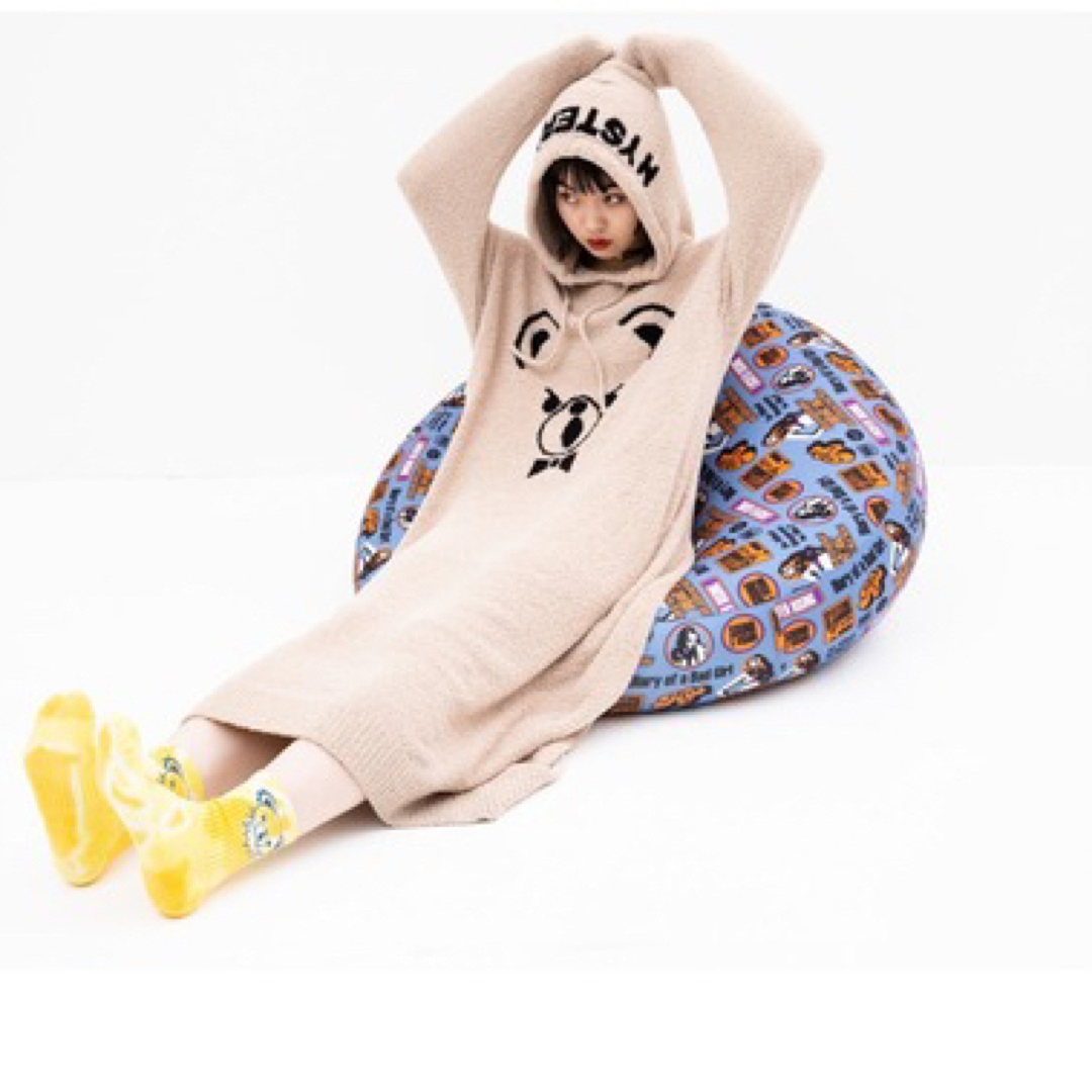 HYSTERIC GLAMOUR - HYSTERIC BEAR編込 パーカーワンピースの通販 by