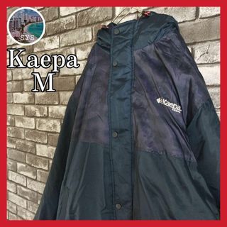 ケイパ(Kaepa)のKaepaケイパベンチコートネイビースポーツウェアアウター刺繍ワンポイントロゴ(ナイロンジャケット)