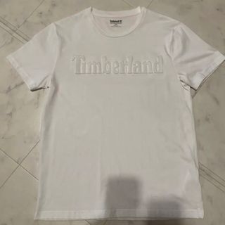 ティンバーランド(Timberland)のTimberland☆白t☆シンプル☆M☆立体ロゴ☆(Tシャツ/カットソー(半袖/袖なし))