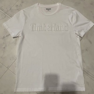 ティンバーランド(Timberland)のTimberland☆白t☆シンプル☆M☆立体ロゴ☆(Tシャツ/カットソー(半袖/袖なし))