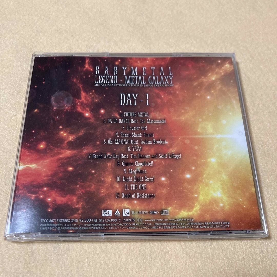 BABYMETAL「LEGEND-METAL GALAXY DAY 1,2」の通販 by つばき's shop ...