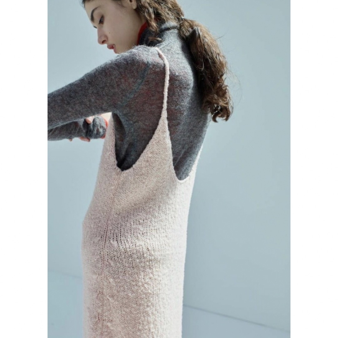 AURALEE - WOOL BABY CAMEL BRUSHED YARN KNIT DRESSの通販 by きん