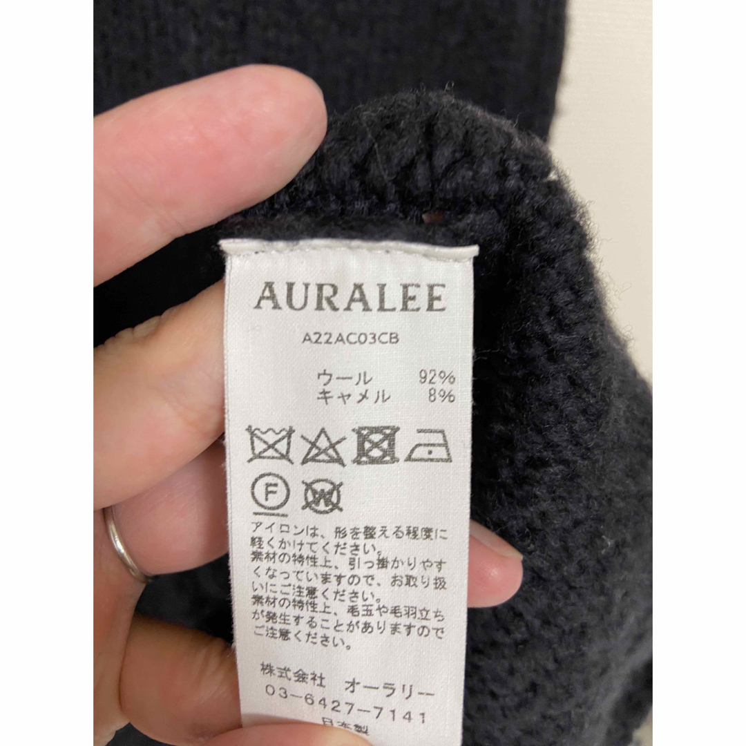 AURALEE - WOOL BABY CAMEL BRUSHED YARN KNIT DRESSの通販 by きん