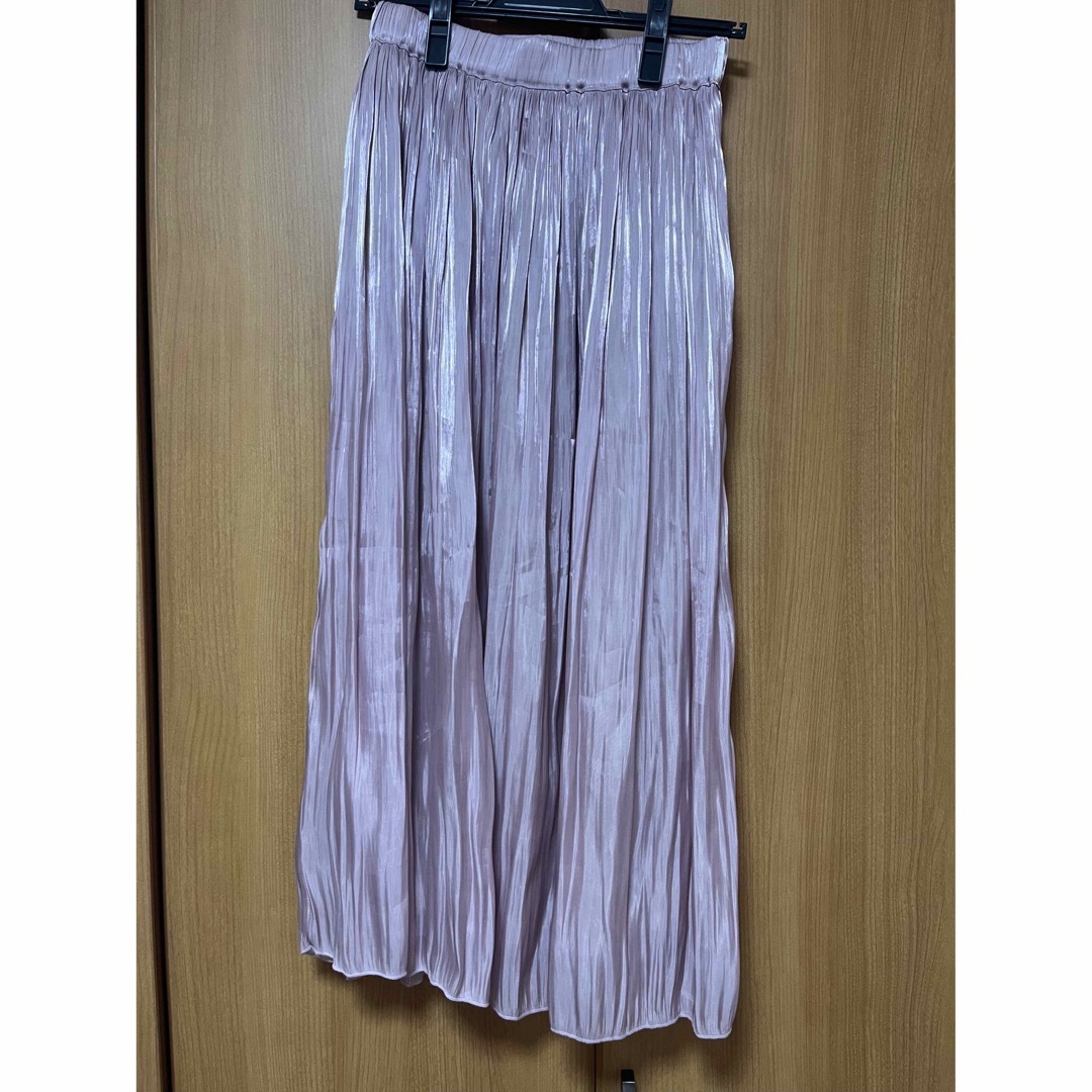 リバーシブル ロングスカート ピンク レディースのスカート(ロングスカート)の商品写真