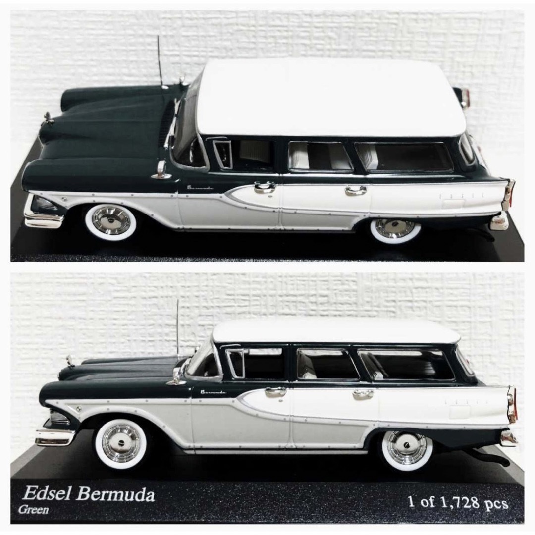 Ford(フォード)のミニチャンプス/'58 Edselエドセル Bermudaバミューダ 1/43 エンタメ/ホビーのおもちゃ/ぬいぐるみ(ミニカー)の商品写真
