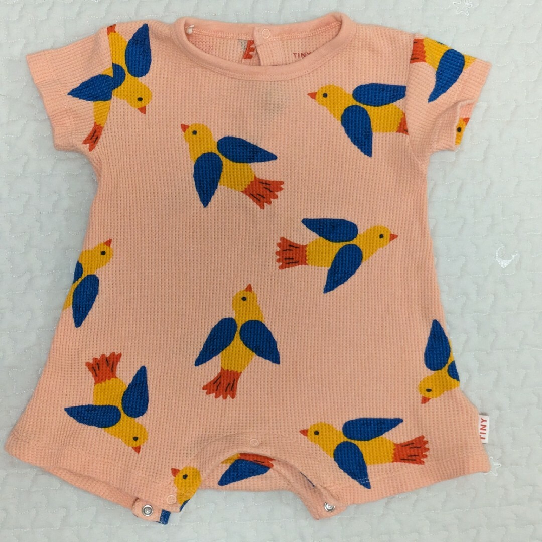 TINYCOTTONS BIRDS ONE-PIECE カバーオール 9m