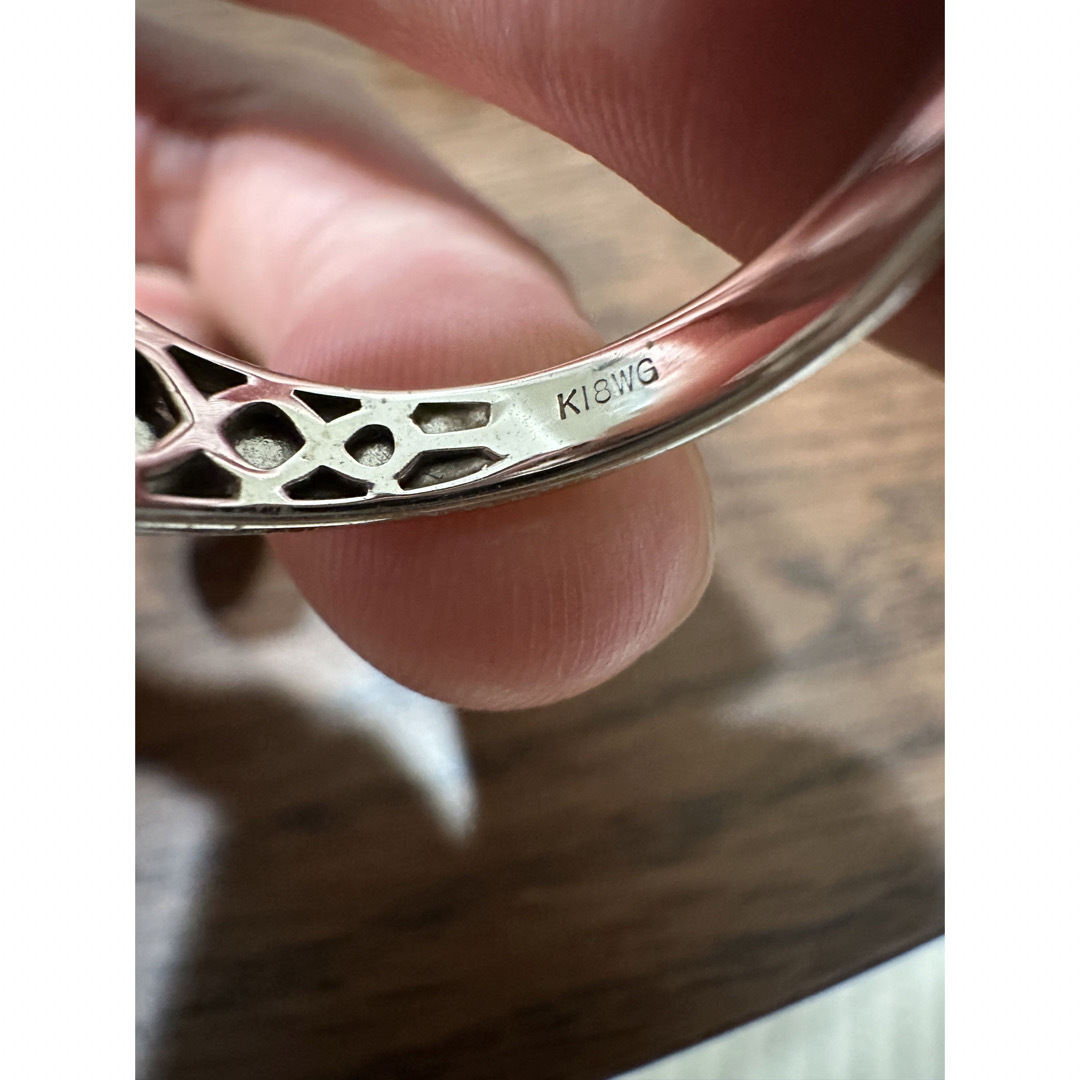 TENDERLOIN(テンダーロイン)の専用:エンジェルハート様K18ホワイトゴールドホースシューダイヤモンドリングWG メンズのアクセサリー(リング(指輪))の商品写真