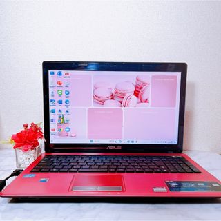 美品✨激かわピンク✨すぐに使えるノートパソコン✨初心者✨win11✨爆速SSD