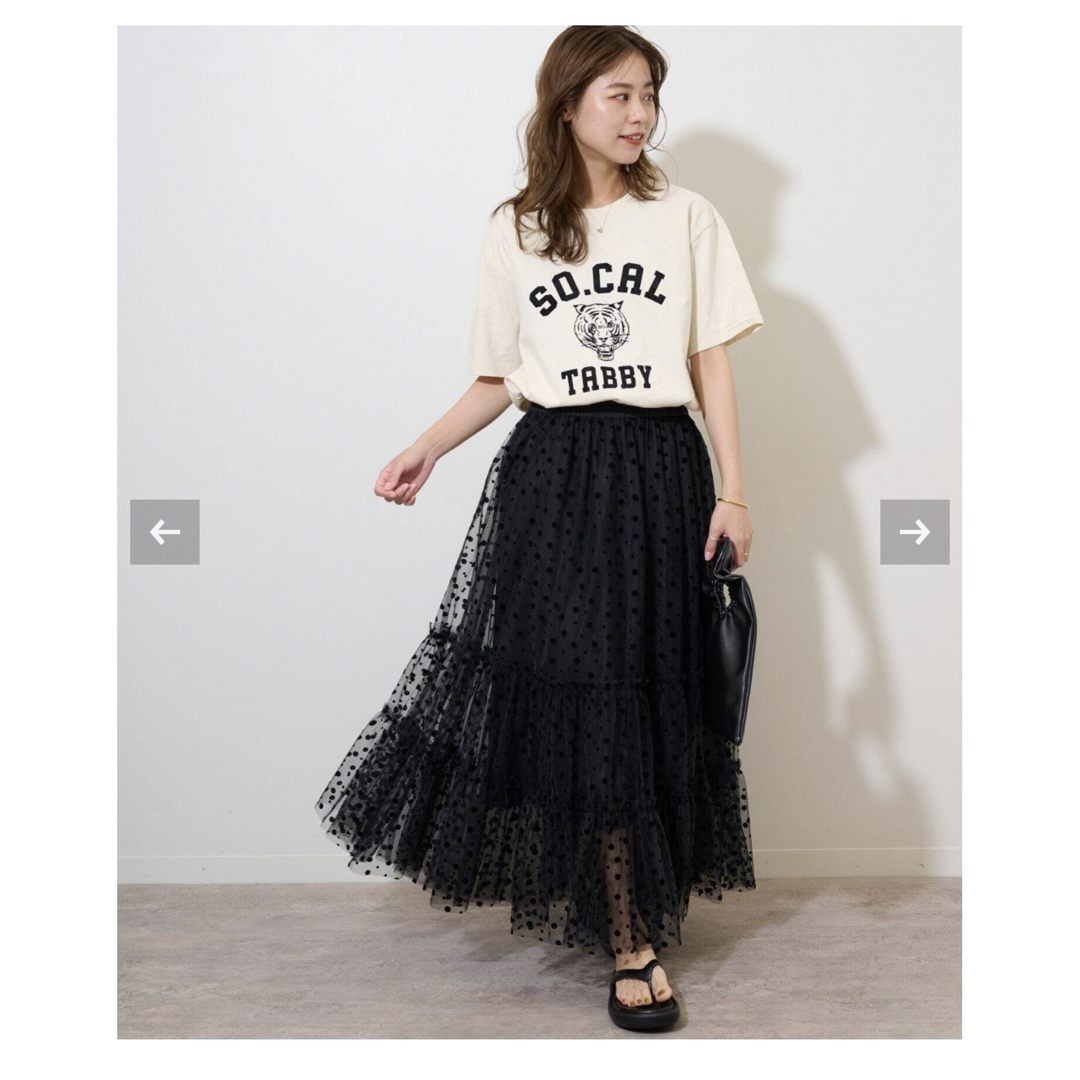 JOURNAL STANDARD relume ランダムドットチュールスカート-