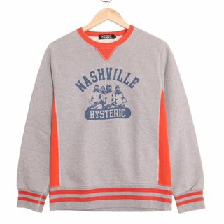 HYSTERIC GLAMOUR - 美品 ヒステリックグラマー 長袖スウェット 薄手 ... 美品 ヒステリックグラマー 長袖スウェット 薄手 オレンジ サイズS