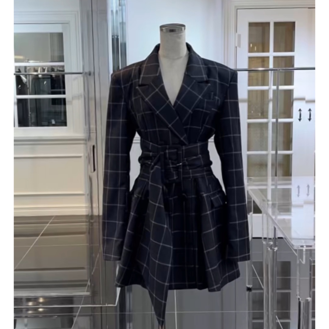 melt the lady thick belt jacket onepieceの通販 by nanase|ラクマ